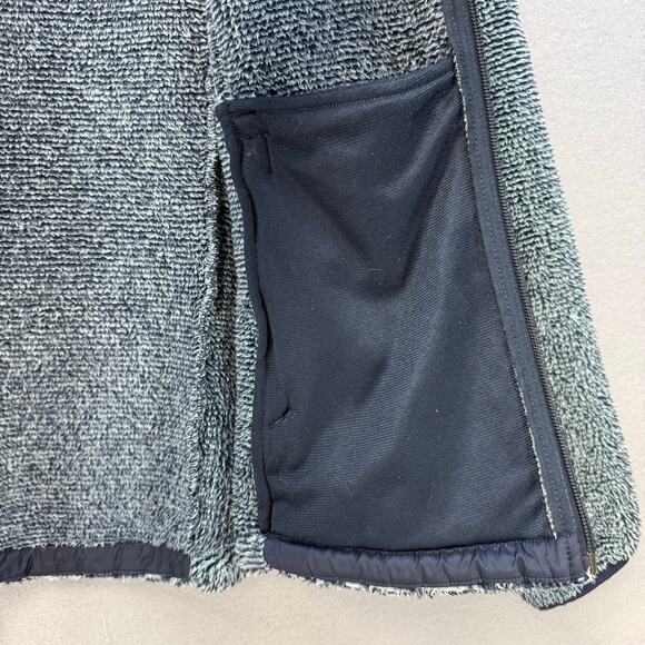 The North Face Osito Full Zip Fleece Women's M Light Blue Dark Blue Heather - Picture 7 of 15